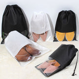 Fashion Women Men Shoes Bag Non-woven Fabric Travel Drawstring